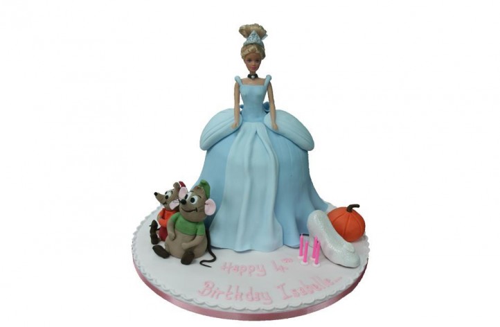 Cinderella Barbie Style with Figures